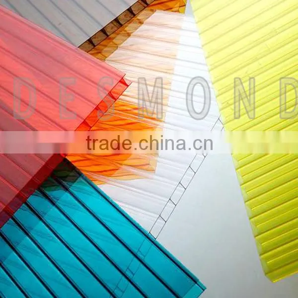 Polycarbonate Hollow Sheet 100% Virgin Makrolon Material/pc Sun Sheet /pc Sheets photo-2