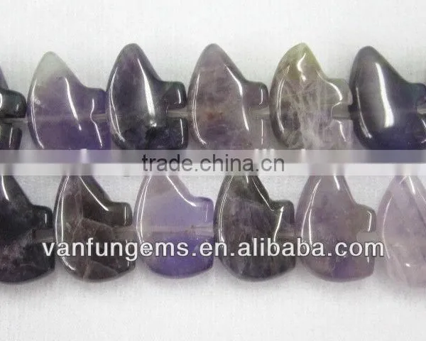 100% Natura Amthyst Pumpkin Shape Beads Loose Gemstone Real Amthyst Round Beads photo-6