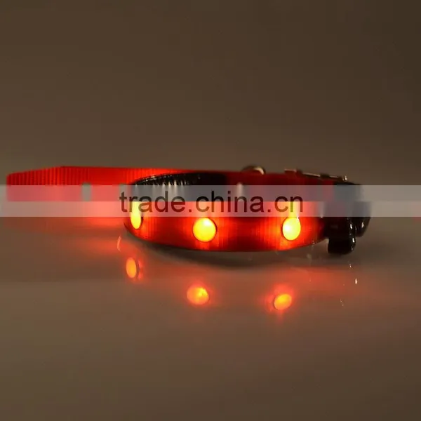 Luminous Dog Collars, 5050 LED Strip LED Collars, 2.5cm Width,locking Dog Collar photo-5