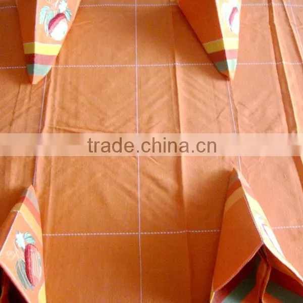 50% Cotton 50% Polyester Tablecloth With 4 Emboridery photo-6