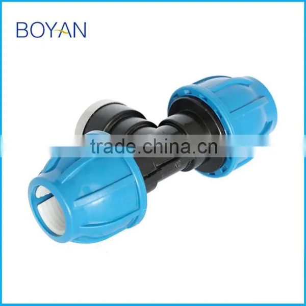 Plastic Pipe Fitting PP Compression Female Tee With Ring photo-3