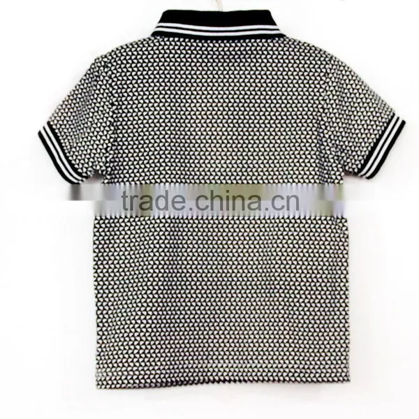 BSCI Passed Factory Top Quality Popular Design Custom Printing Logo Baby Polo Neck T Shirt photo-2