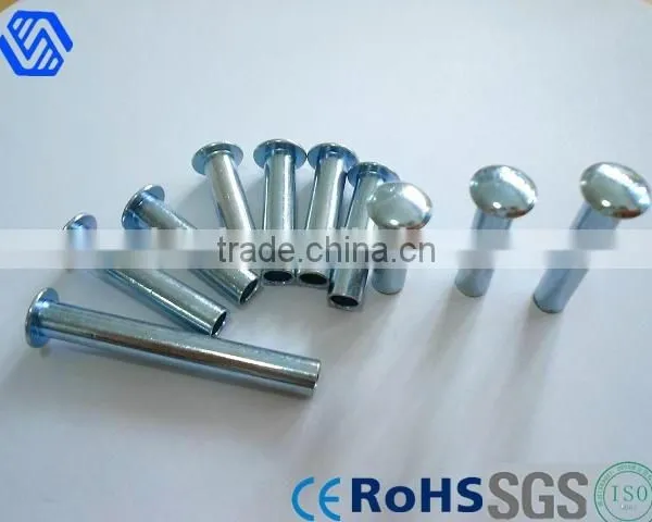 Nickle Plate Tubular Rivet Rivet, Hot Sale Flat Semi Tubular Rivet photo-3