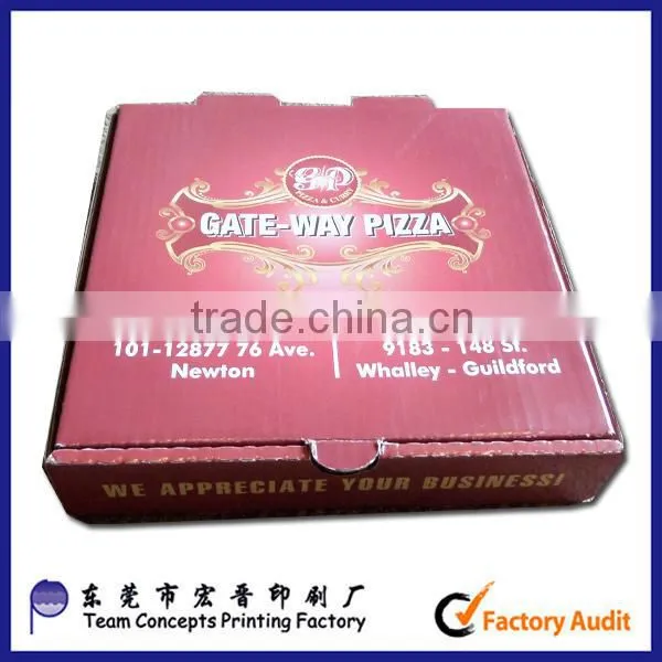 Custom Recyclable Food Grade Paper Pizza Boxes photo-6