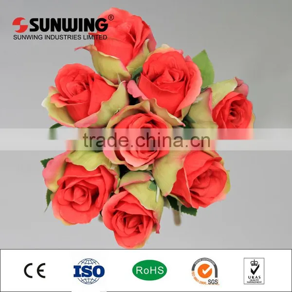 Small Decorative Silk Hydrangea Flower Artificial for Home photo-4