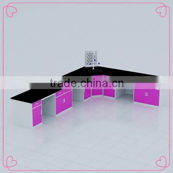 Commercial Use Experiment Furniture Stainless Steel Lab Wall Bench photo-5