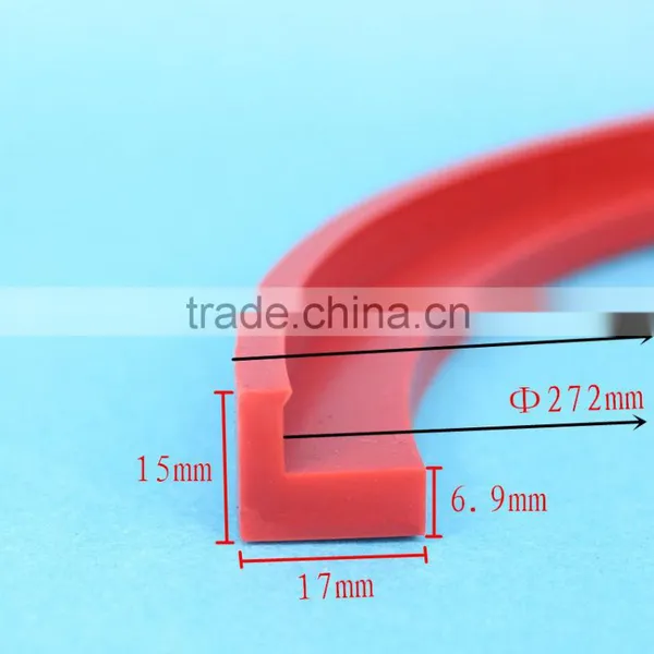 Molded Red Silicone Rubber Ring Silicone Rubber Seal Products photo-3