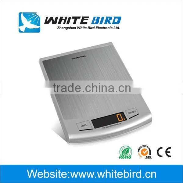High Accuracy Digital Electronic Diet Stainless Steel Kitchen Scale 5kg photo-5