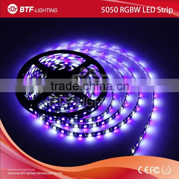 5050 RGBW 5m 60leds/m Led Strip Rgbw RGB+Cold White Strip Waterproof IP65 Black PCB DC12V SMD 5050 Mixed Color photo-6