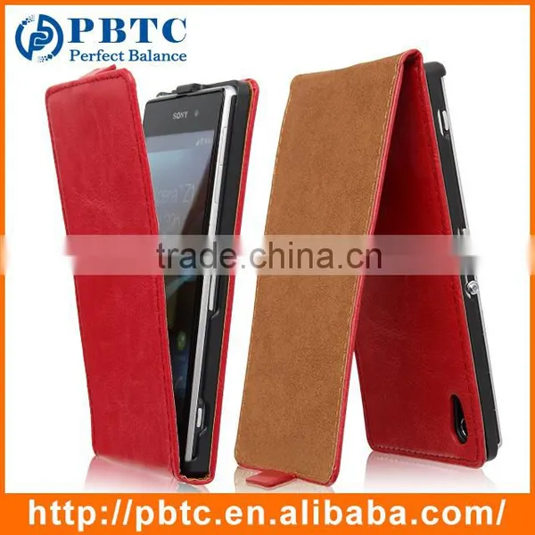 2016 Best Selling Products Red Mobile Leather Case