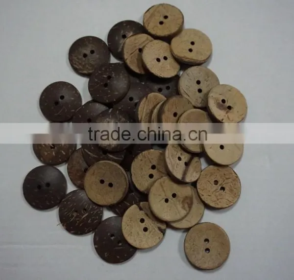 Fashionable Coconut Shell Button Size 44L photo-3