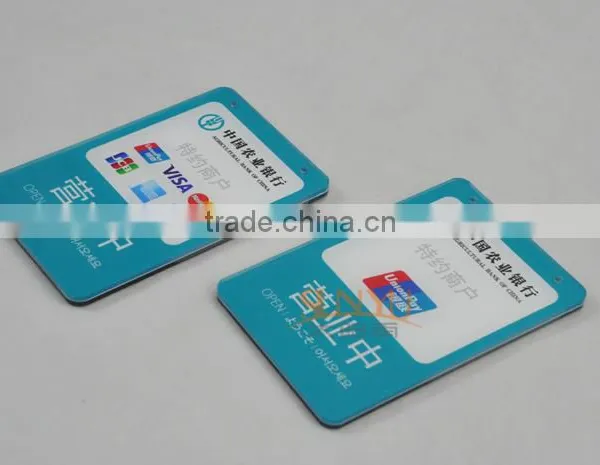 Custom Dimension Unionpay Bank Acrylic Signs photo-6