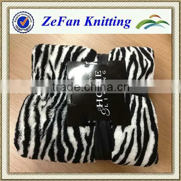 2014 Super Soft 100% Polyester Shu Velveteen Blanket Wholesale