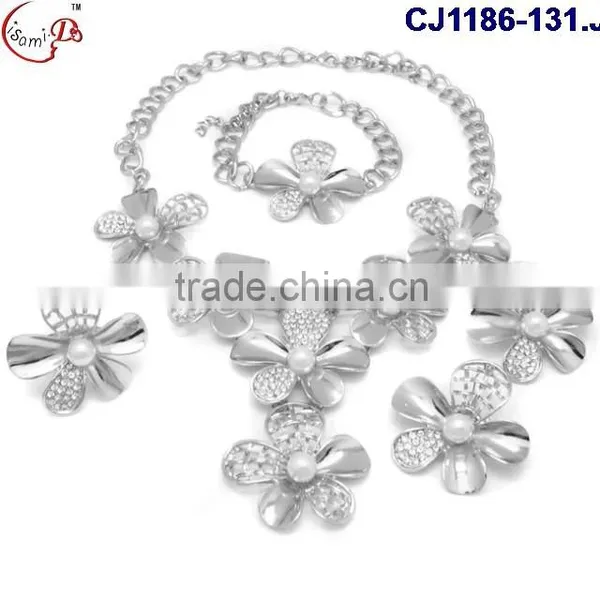CJ1186-22 China Supplier Latest Design Top Grade Quality 18k African Jewelry Sets Dubai photo-5