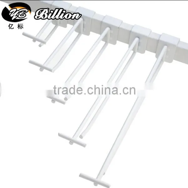 High Quality Display Tube Bar Double Line Hooks With Pirce Tag Holder photo-2
