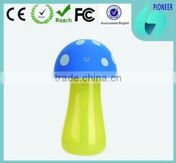 Mushroom Appearance LED Lamp Humidifier Fogger Cool Mist Usb Ultrasonic Humidifier Portable Air Humidifier photo-3