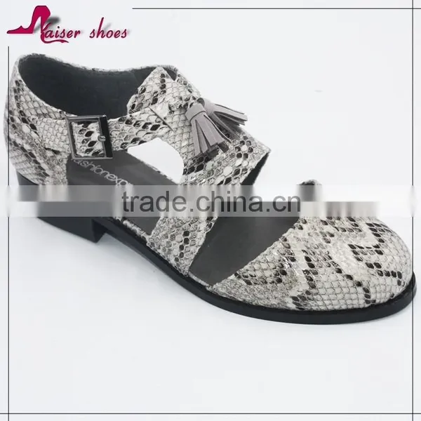 SSK16-268 New Design Flat Shoes Women , Womens Flat Sole Casual Shoes