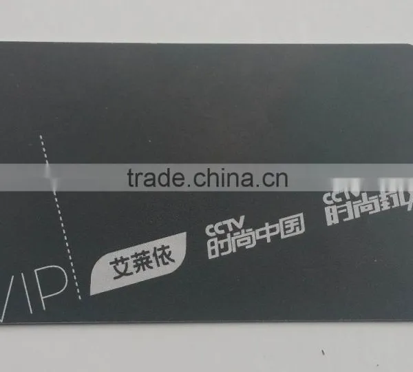 Business Service Style and Satin Black Metal Business Cards Theme OEM Metal Business Card