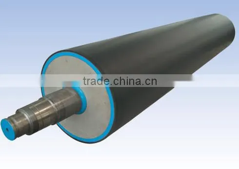 Paper Making Forming Section Use Large Diameter Rubber Coated Breast Roll for Stablize Felt of Forming Section photo-2