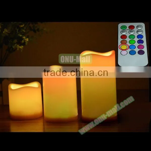 Most Popular Flameless LED Candle Light With Remote, Ivory Color Remote LED Candle photo-6
