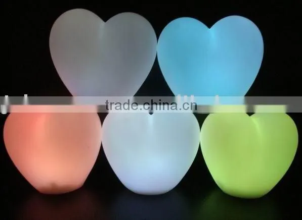 heart flashing candle
