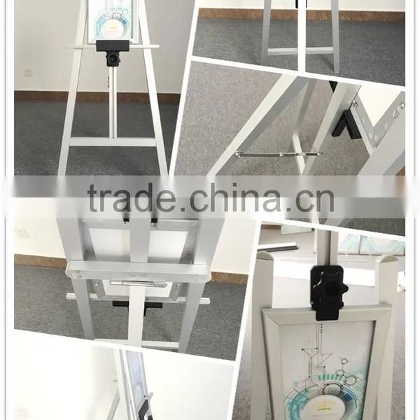 Floor Advertising Poster Display Stands With Aluminum Snap Frame photo-6