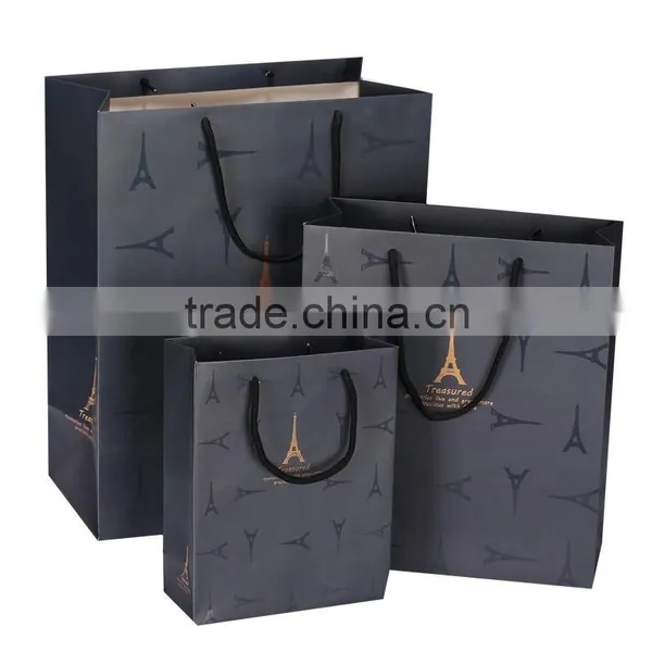 France Style Paper Bag Paper Bag Gift Bag Shopping Paper Bag Low Price Customized Logo photo-3