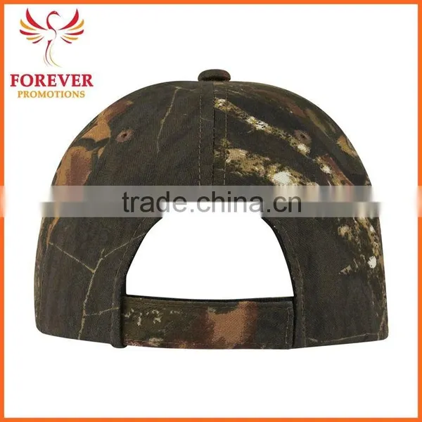 Custom Logo Print Camouflage Cotton Oak Tree Real Tree Baseball Cap Hat photo-3