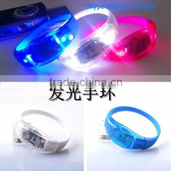 Large Events Massive Dance Festivals Custom Sound Activated Glow Flashing Led Bracelet Wristband photo-5