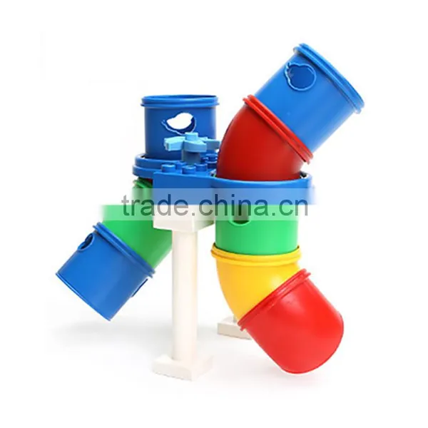 Colorful Funny 138pcs Children Plastic Pipe Blocks Building Toys photo-5