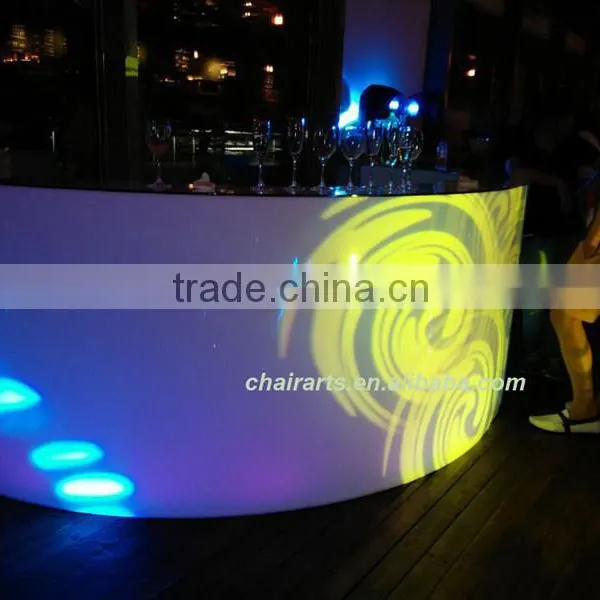 New Acrylic Illuminated Led Glow Bar Table photo-3