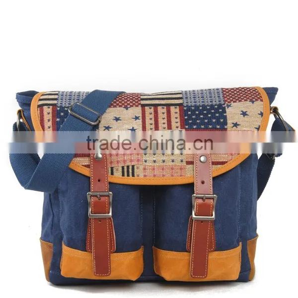 New Canvas Casual Messenger Bag Single Shoulder Casual Messenger Canvas Bag photo-3