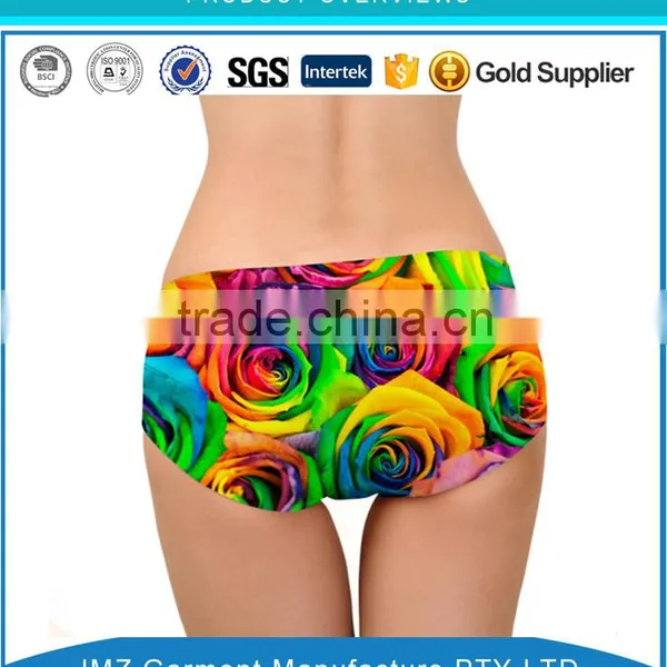Flower Colorful Panties Women Underwear Manufacturer photo-2