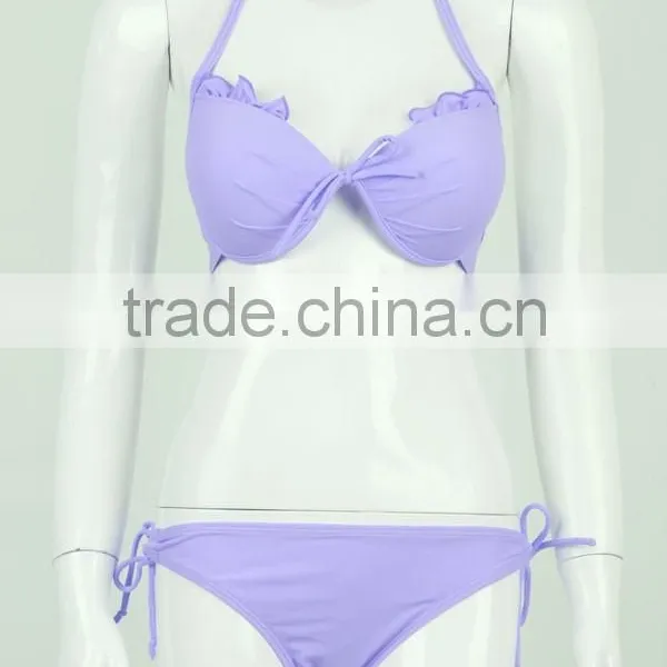 Solid Bikinis Doble Push up Extreme Bikinis Bathing Suits Women photo-6