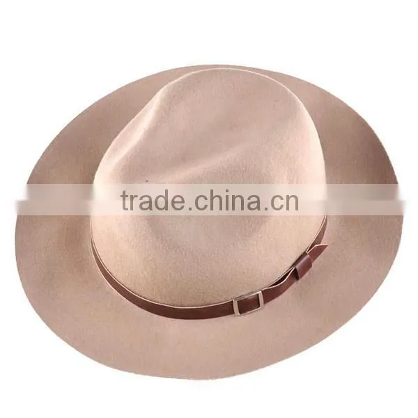 Ladies Red Wool Felt Hat photo-5