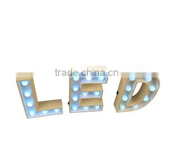 Fashion and Popular Letter Shape Light Marquee Letter Light Battery Letter Light photo-5