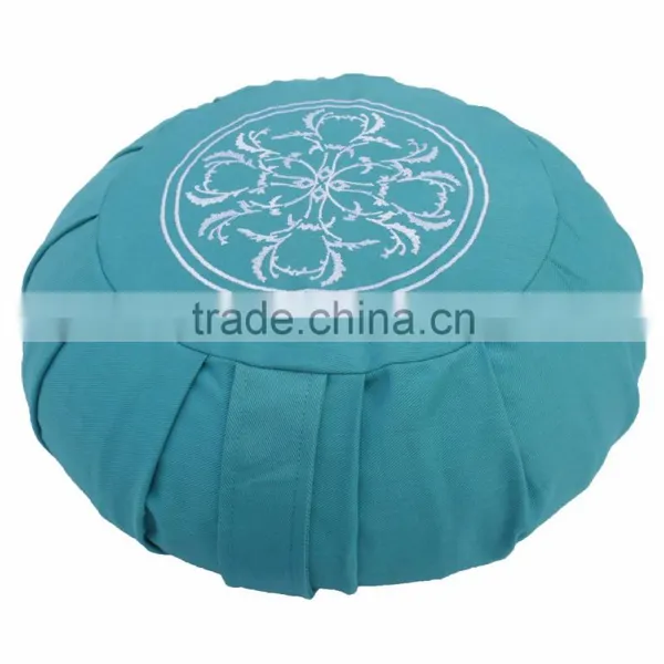 Full Print Turquoise Cresent Meditation Cushion photo-3