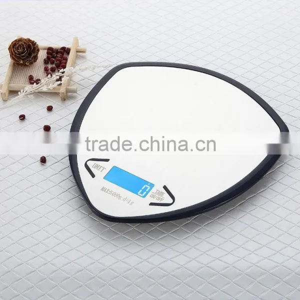Compact Stainless Steel Kitchen Scale 5kg Digital Weighing Balance photo-3