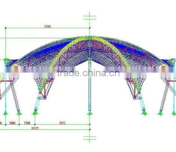 Permanent PTFE Plastic Roof for Outdoor Gazebo and Canopy photo-3