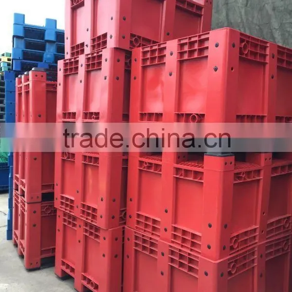 600 Litre Plastic Pallet Box, Plastic Material Pallet Container With Lid photo-3