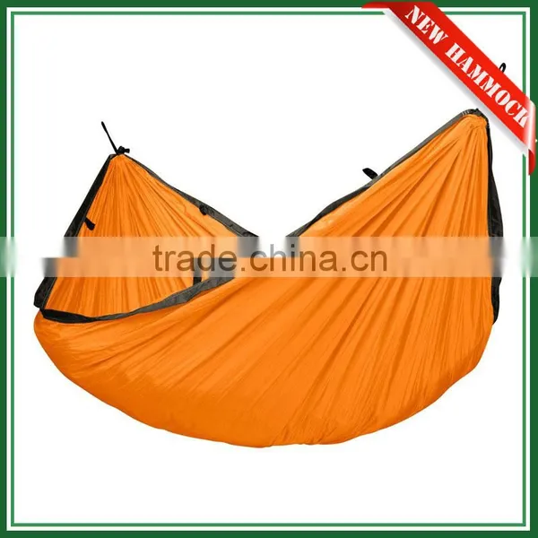Ultra Light Parachute Silk and Travel Nylon Folding Covered Hammock photo-2