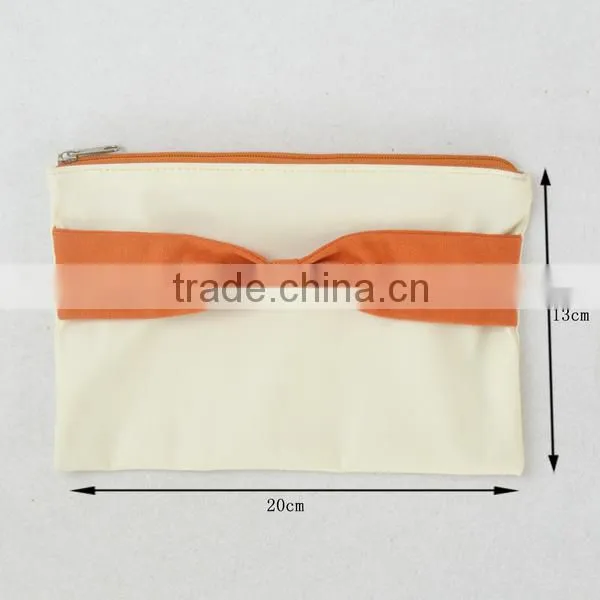 Newest Unique Design Recycled Eco Canvas Zipper Shopping Bag photo-3