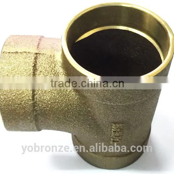 Good Quality and Made in Taiwan Bronze Casting DWV Copper Tee photo-2