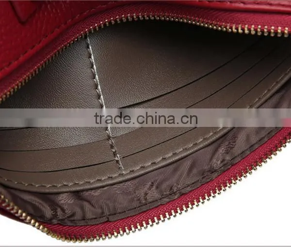 Long Zipper Ladies Hand Bag With Butterfly Decorates photo-4