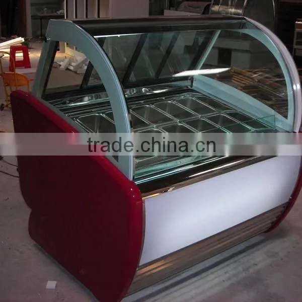 High Quality 6/8/10/12 Flavor Single-temperature Style Ice Cream Showcase photo-2