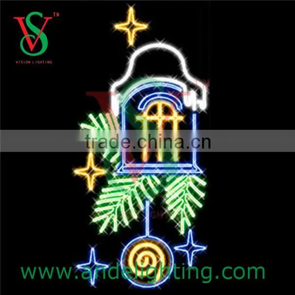 Christmas LED Motif Light Street Decoration Light Pole Motif Light