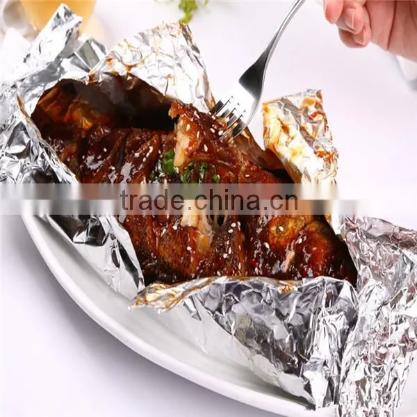 Roll Type Aluminum Catering Foil, Food Cooking/packing/ Freezing Kitchen Foil photo-5