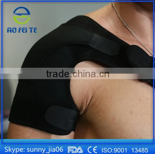 Magnetic Single Shoulder Back Brace Support Gym Bandage Wraps Sport Protective Gear photo-3