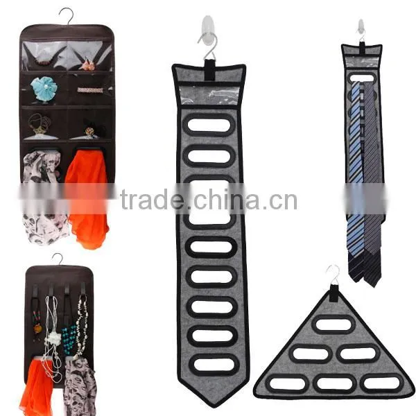 Fashion Style Closet Wall Amounted Men Giftes Scarf Hanging Tie Organizer photo-4