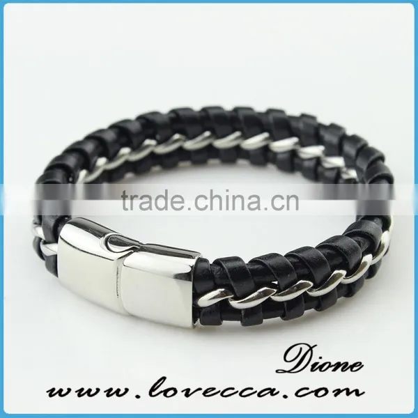 Customized Logo Bio Magnetic Bracelet Genuine,genuine Leather Bracelet photo-2
